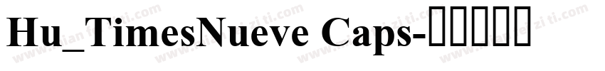 Hu_TimesNueve Caps字体转换